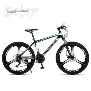 Fourche de suspension à verrouillage pour VTT en acier à haute teneur en carbone Aoyuama, frein à disque mécanique, pneu antidérapant de 26 pouces, roue intégrée - Product Image 6