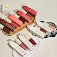 Maquillage : Gloss à lèvres et Huile à lèvres hydratante en tube souple avec miroir, Soin des lèvres original, Rouge à lèvres teinté d'été, Maquillage FRIDAYS