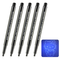 Stylo invisible de haute qualité, marqueur fluorescent pour tableau d'enfants, stylo fluorescent UV, transparent et incolore