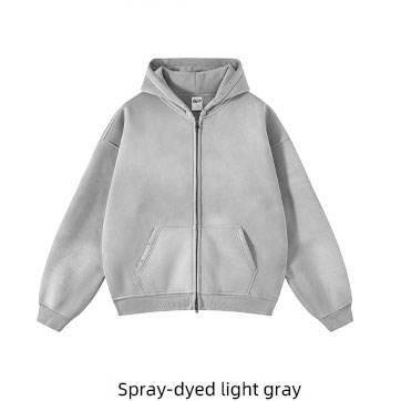 Spray-dyed light gray