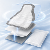 Coussinets absorbants jetables pour hommes, non tissés, ultra-fins et respirants, pour incontinence adulte.