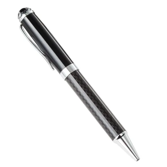 New Model Rotating Carbon Fiber Pen Metal Ball Pen with High Quality for Office Gifts