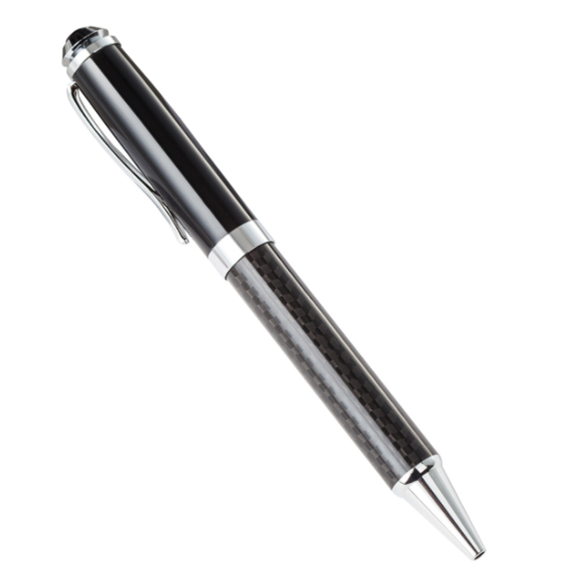 BECOL New Model Rotating Carbon Fiber Metal Pen High End Signature Ballpoint Pen Custom Logo Metal Ball Pen for Business Gifts