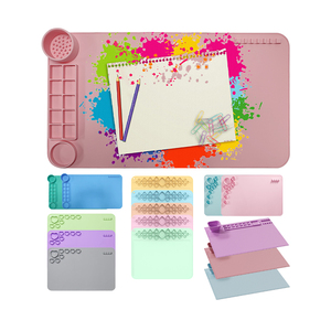 Tapis de <span class=keywords><strong>peinture</strong></span> en silicone pour enfants, bloc de gribouillage - Product Image 4