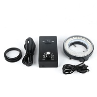LED-144TP Direction-Adjustable L44 LEDs Microscope LED Ring Light With Intensity Controller for Stereo Microscopes Illuminator