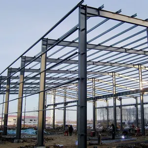 プレハブ倉庫建築ワークショップ中国鉄骨構造メーカー