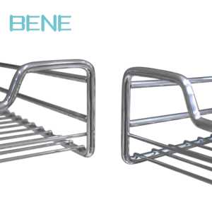 Cajones extraíbles modulares de acero inoxidable con cesta extraíble y sistema Magic Corner para almacenamiento en gabinetes de cocina - Product Image 1