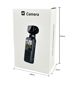 Appareil photo numérique d'<span class=keywords><strong>action</strong></span> K1 4k Rotation à 270 degrés Transmission WiFi avec écran de 1.33 pouces Enregistrement par microphone <span class=keywords><strong>externe</strong></span> - Product Image 2