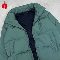 Logo personnalisé hiver chaud veste à bulles manteau bouffant vêtements d'extérieur hommes pain costume surdimensionné manteau à bulles veste en duvet bouffante