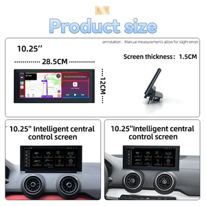 Lecteur DVD de voiture Android 13 8 cœurs 10,25 pouces, système multimédia, navigation GPS pour <span class=keywords><strong>Audi</strong></span> Q2 2019-2023 - Product Image 3