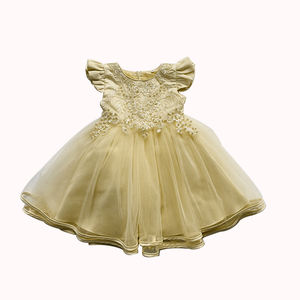 Vestidos de Princesa de Verano Shelmin para Bebé, Encaje Sólido, Diseño Calado, Sin Mangas, 3 Colores, Vestido para Niña - Product Image 5