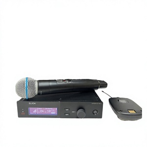 Vastline SLXD4 BETA58A BETA87A S58 Professional Audio Equipment UHF <b>Wireless</b> RFID BNC Connector Handheld Karaoke <b>Microphone</b> - Product Image 3