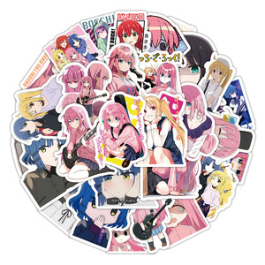 50PCS Inspirational anime cute girl graffiti decalcomanie managa <span class=keywords><strong>Bocchi</strong></span> the rock sticker - Product Image 2
