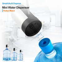 Pompe Distributrice d'Eau Automatique Mini Portable Électrique Instantanée avec Recharge USB Type-C pour Bouteille de 5 Gallons