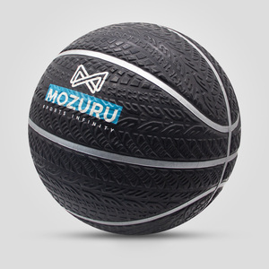 Balón <span class=keywords><strong>de</strong></span> <span class=keywords><strong>Baloncesto</strong></span> Profesional <span class=keywords><strong>de</strong></span> Cuero Inflable Negro con LOGO Personalizado para Entrenamiento Deportivo Tamaño Oficial 7 - Product Image 3