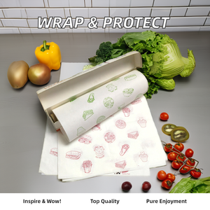 In bánh sandwich Giấy không thấm mỡ Burger Giấy Gói cho thực phẩm - Product Image 6