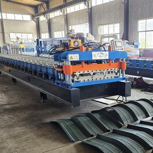 Chili mesin pembentuk gulungan lembaran atap trapesium PV4 umur panjang populer dengan pengeriting - Product Image 4