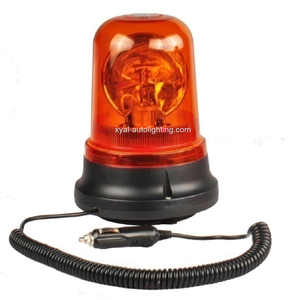 12V 24V Amber Blue Ambulance Magnetic IP65 Truck <strong>Rotating</strong> Lamp H1 <strong>Bulb</strong> Warning <strong>Led</strong> Halogen Beacon Light - Product Image 1