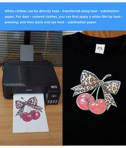 <span class=keywords><strong>Papier</strong></span> de <span class=keywords><strong>transfert</strong></span> par sublimation, couleur blanche, séchage rapide, 100 g/m², 125 g/m², A4/A3/A3+, pour vêtements, tasses, haute flexibilité, toucher lisse - Product Image 5