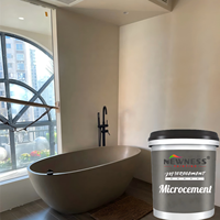 NOUVEAUTÉ Peinture Micro-Ciment Acrylique Imperméable MC-801 Écologique Deux Composants Revêtement Liquide Français VOC A+