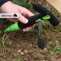 Prix De gros En Acier Au Carbone marteau enduit tête solide poly poignée Plantation Culture Mini Ensemble D'outils de Jardin Vert