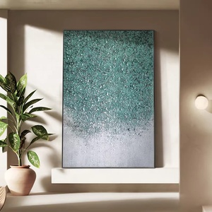 Pintura al Óleo Hecha a Mano con Tema de Cielo Estrellado, Pintada con Aerosol sobre Piedra Arenisca |   Arte Texturizado de Alta Gama <span class=keywords><strong>para</strong></span> la Sala de Estar - Product Image 2