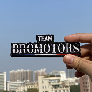 Tùy Chỉnh Thêu Cá Nhân Sắt Trên May Trên Thêu Tên Vá Thêu Vá Nhãn Cho Đồng Phục Hoặc Làm Việc Áo Sơ Mi - Product Image 3