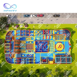 Trampolín Gigante, Casa de Brinco para Niños, Parque Infantil al Aire Libre, Juegos Deportivos, Parque Temático Inflable en Venta - Product Image 4