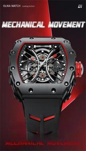 Reloj de moda para hombre 3ATM impermeable cinturón de silicona hueco fresco elegante reloj de hombre Relojes de pulsera de esfera grande Relojes - Product Image 3