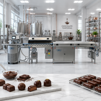 Machine à tempérer le chocolat robuste et durable, capacité 120L, avec réservoir intérieur en acier inoxydable SS304 pour une fusion précise et une température automatique