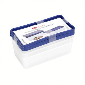 Juego de 3 Contenedores para Congelador Westmark, Contenedores Profundos para Almacenamiento de Alimentos - Product Image 2