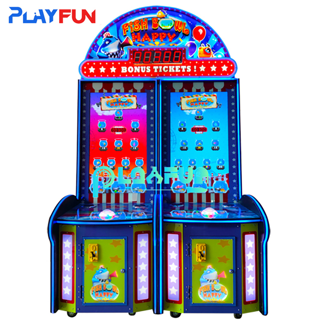 Happy Lucky  Fish  Bow Video  Redemption Game Machine Arcade Room