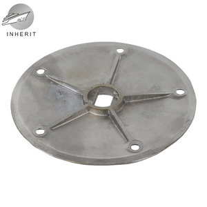 Disco de acero inoxidable de 6 pulgadas, placa redonda fundida y pulida para fijación en cubiertas de yates marinos - Product Image 4