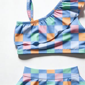 Maillots <span class=keywords><strong>de</strong></span> <span class=keywords><strong>bain</strong></span> pour filles, 2 pièces, UPF 30/50, doux pour la peau, séchage rapide, maillots <span class=keywords><strong>de</strong></span> <span class=keywords><strong>bain</strong></span> pour tout-petits, été, plage, piscine, service <span class=keywords><strong>de</strong></span> vente en gros OEM personnalisé - Product Image 2