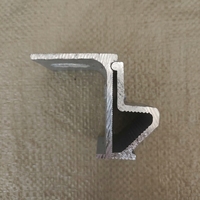 Pince solaire pour toiture à joint debout en aluminium, fixation PV, surface anodisée, non-pénétrante, pour toiture métallique à joint debout, résistance au vent 60 m/s