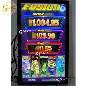 Özel kabine Fusion 6 Fusion bağlantı sikke işletilen eğlence için Video oyunu makine kurulu