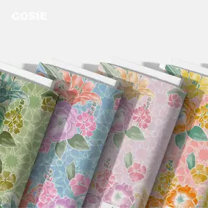 2024 disegni esclusivi per la libertà di Londra Tana fiori di cotone tessuto stampato personalizzato per il cucito del vestito