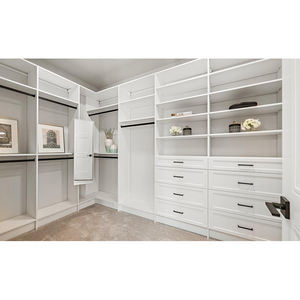 חדר שינה אלגנטי ארון הורים מותאם אישית ארון בגדים הליכה בארון - Product Image 5