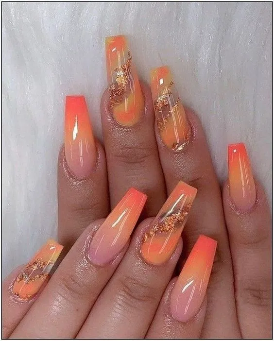 fashion nail foil coffin nail nails salon