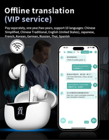 Smart Translator TWS Earphones Online Offine Multi-language Translation for Travel Business Study Real-time Simultaneous