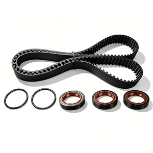 Kit de réparation <span class=keywords><strong>courroie</strong></span> de <span class=keywords><strong>distribution</strong></span> et pompe à eau TCKWP317 – Corrige le bruit de la <span class=keywords><strong>courroie</strong></span>, les fuites de liquide de refroidissement et l'excès de chaleur du moteur – Compatible moteur 1.8L L4 SOHC 1997-2000 - Product Image 2