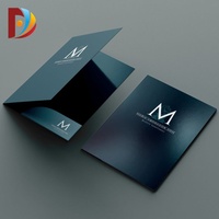 Carpeta de Presentación Personalizada A4 con 2 Bolsillos, Acabado Mate, para la Escuela, Negocios o Organización de Documentos