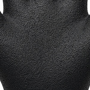 Gants de gardien de but de football noirs personnalisables avec accents verts, en cuir PU, à doigts entiers, avec sangle de poignet réglable, unisexe - Product Image 4