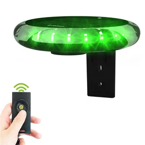 Solar Led Light Led Lights Amomd Green RV Lighting Systems IP67 Waterproof Solar Lighthouse Positioning Indicator Signal Light Wireless Remote Solar LED