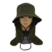 UV Protection Sport Pêche Cou Rabat Douche Bonnet Chapeau