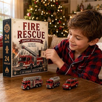 Calendrier de l'Avent Pompiers 2026 Veilleuse Cadeau