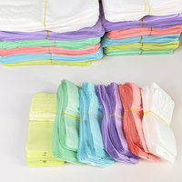 Spot Ziplock sac holographique épaissi couleur bijoux yin et yang os sac scellé emballage en plastique pour sacs à vêtements personnalisés