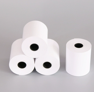 Rollo de Papel para Caja Registradora, <span class=keywords><strong>Rollos</strong></span> de Papel Térmico para Punto de Venta, Rollo de Papel Térmico de Una Sola Capa de 80x80 mm, Papel para Recibos de Alta Durabilidad - Product Image 1