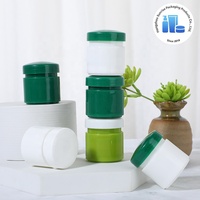 Boîtes cylindriques givrées en PP pour masques, crèmes pour les mains, démaquillants et lotions corporelles – 10g, 15g, 20g – à large ouverture
