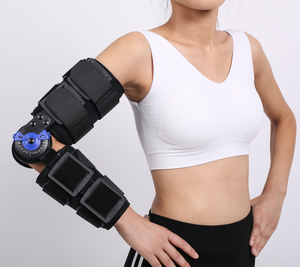 Codo articulado brazo de bisagra Brace inmovilizador estabilizador férula recuperación de lesiones soporte ROM inmovilizador de codo ajustable - Product Image 2